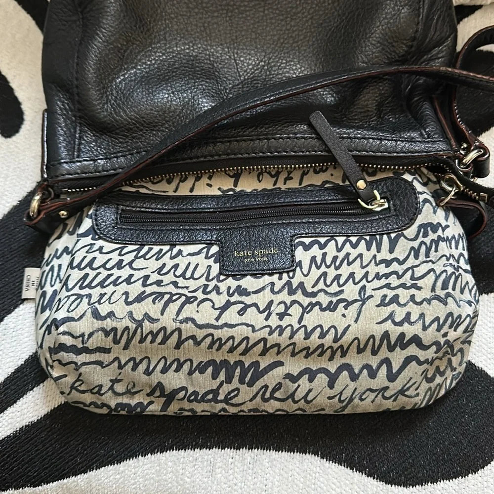 kate spade NEW YORK Black Leather Shoulder Bag